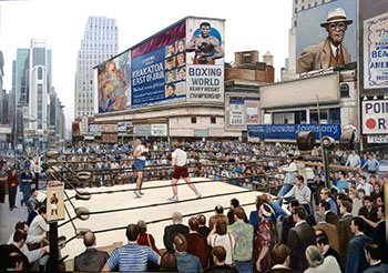 Boxeo en Times Square