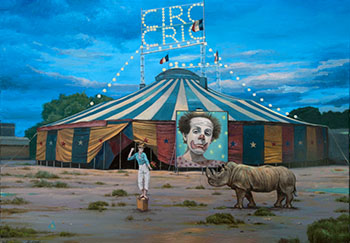 Rhinoceros in the circus